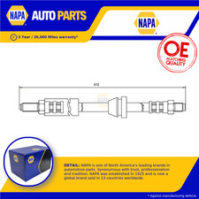 Brake Hose fits FORD ESCORT