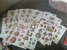 Cardmaking Christmas Joblot  Decoupage And Toppers.