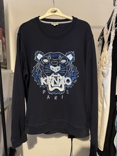 Kenzo Navy Blue Embroidered