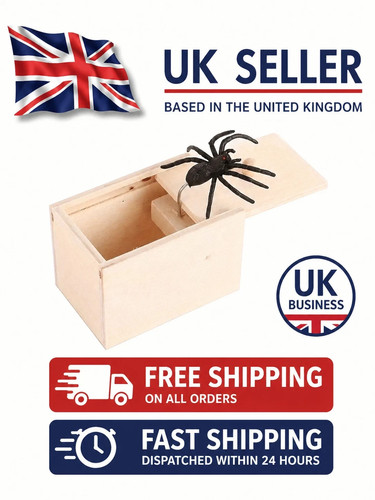 Spider box prank - a,