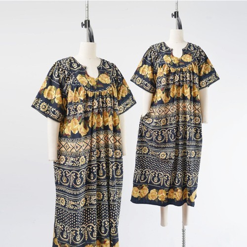 Vintage 90s floral tent - 90s,