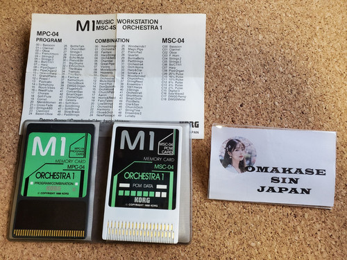 Korg mpc program card - program,