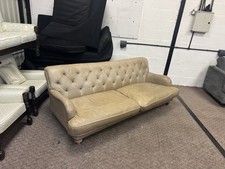 Barker & Stonehouse Chesterfield 4 seater sofa leather "Local delivery possible"