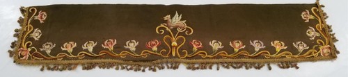 Antique felt hand embroidered - antique,