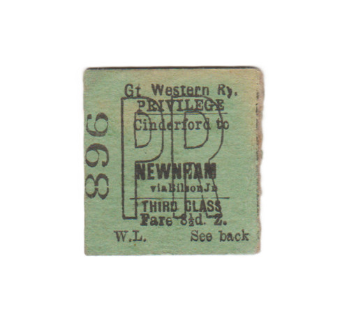 Great western railway ticket - great,