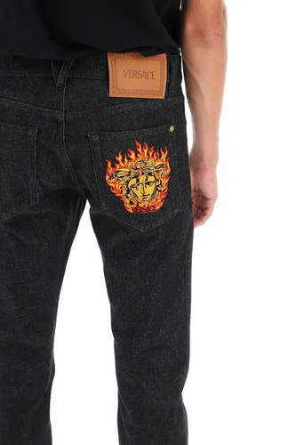 Rare versace flame medusa - versace,