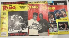 3 Issues of 'The Ring' - Vintage US Boxing Magazine - 1978/79