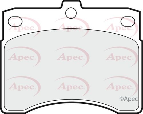 Apec front brake pad set - front,
