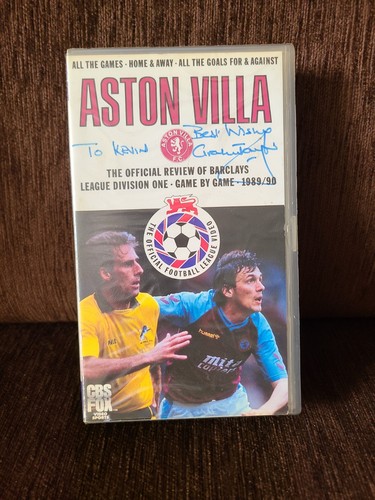 Signed aston villa - aston, 1989/90