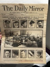 Original 1912 Daily Mirror