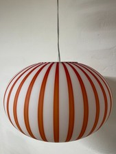 Contemporary Established & Sons Red Filigrana Pendant Light S3 Ellipse Heal's