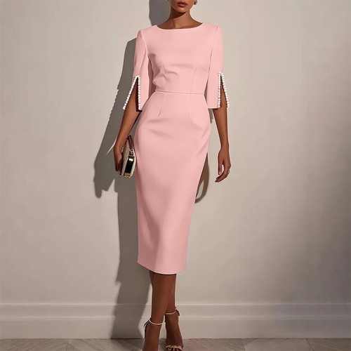 Womens sleeves bodycon - 3/4,