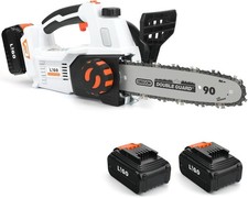 LIGO 20V Cordless Chainsaw, 10 Inch(25.4cm), Brushless Motor, Oregon Bar