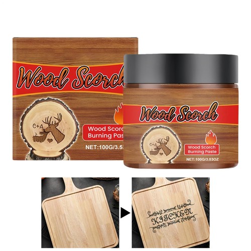 Wood burning paste - wood,