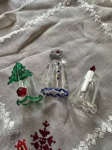 Christmas lamp work glass - 3, lamp-work