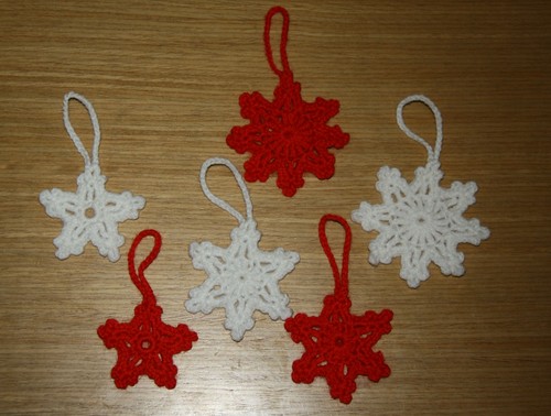 Handmade crochet snowflake - handmade,