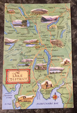 MAP OF THE LAKE DISTRICT
