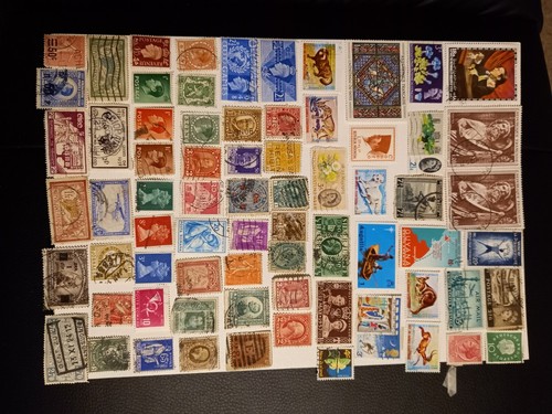 Vintage postage stamps - vintage,
