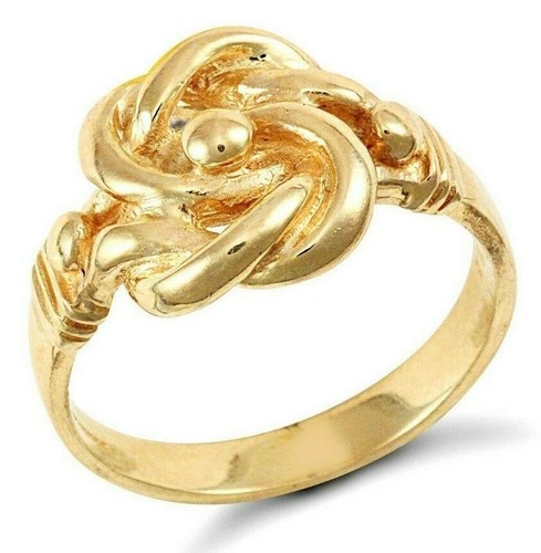 9ct yellow gold gents - gents, knot