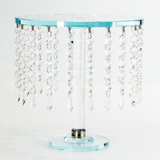 Jiallo Chandelier crystal cake stand 9" diameter