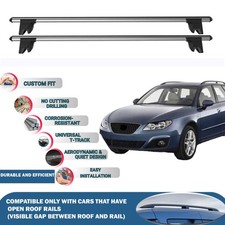 Car Roof Bars Cross Bars for Seat Exeo St 2009-2012, Roof Rack Lockable 2X Grey