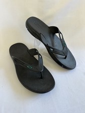 Oakley Men’s Boys Black Flop Flops Sandals Sliders UK 6 US 8