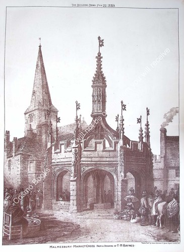 1889 malmesbury market - 1889, malmesbury,