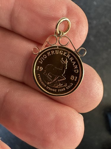 1981 krugerrand gold 10th oz - krugerrand,