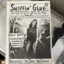 Sniffin’ Glue Magazine Issue 8 The Jam - Clash - Buzzcocks - New York invasion 