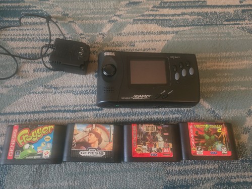 Sega nomad with battery - battery, cover