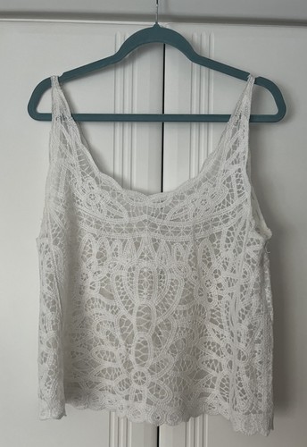 Zara lace vest - lace,