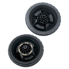 Replacement 8 Inch Lawn Mower Wheels for Honda HRN216 with Rubber and Plastic
