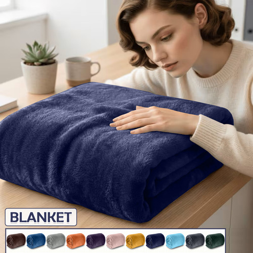 Faux fur throw blanket luxury - throw,