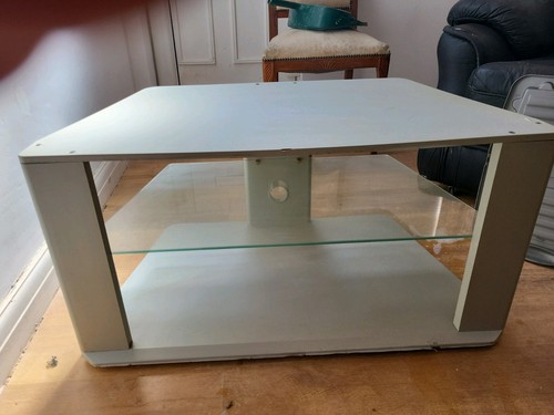 Stand white glass with - white/glass,
