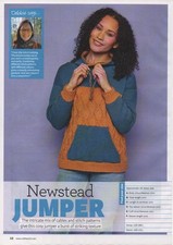 NEWSTEAD JUMPER HOODIE - Knitting Pattern - CYGNET ARAN
