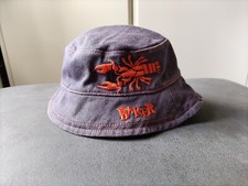 Vintage Ted Baker Baby Boys Lobster Embroidery Logo Bucket Hat Age 1-2 Years