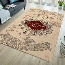 Marauders map rug, map rug