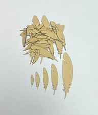 Wooden MDF Bird Feather Craft