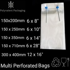 Bread Bags Multi MIcro Perforated Baguette Bags French Stick Bakery deli Food