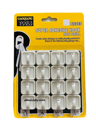 Small stick on hooks - small,