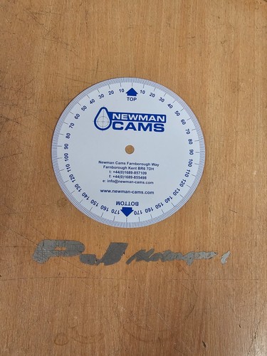 Camshaft timing disc - camshaft,