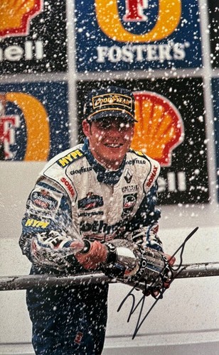 Jacques villeneuve hand signed - hand,