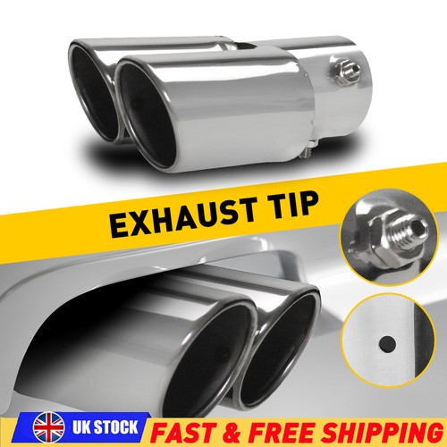 Clamp twin exhaust tip - exhaust,