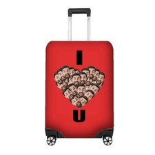 I Love You Face Mash Luggage