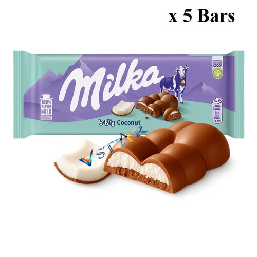 Milka bubbly coconut chocolate - bubbly,
