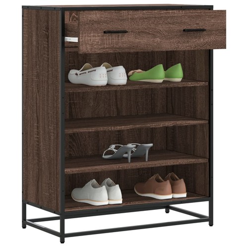 Vidaxl shoe cabinet brown oak - shoe,