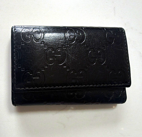 Gucci men black leather - gucci,