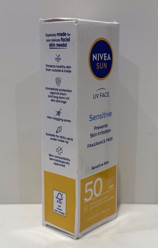 Nivea sun face - face, sensitive