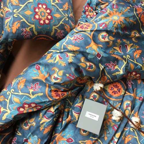 Eikei damask medallion - damask, duvet