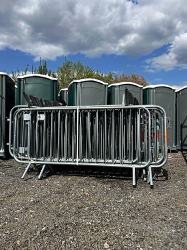 Metal crowd control barrier - metal,